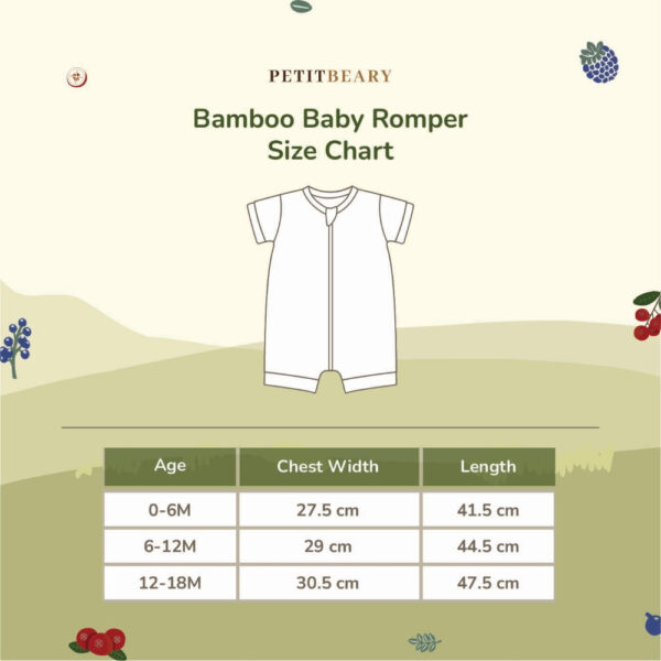 PETIT BEARY - Bamboo Baby Romper