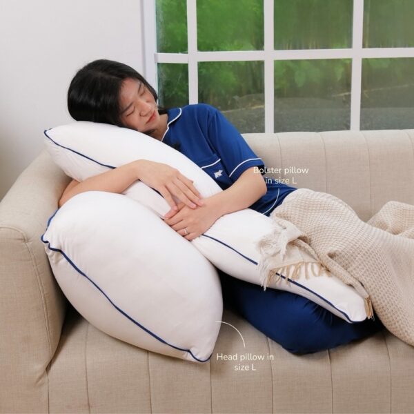 PETIT BEARY - Bamboo Bolster Pillow Case Kids & Adult