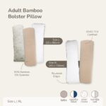 PETIT BEARY - Bamboo Bolster Pillow Kids & Adult