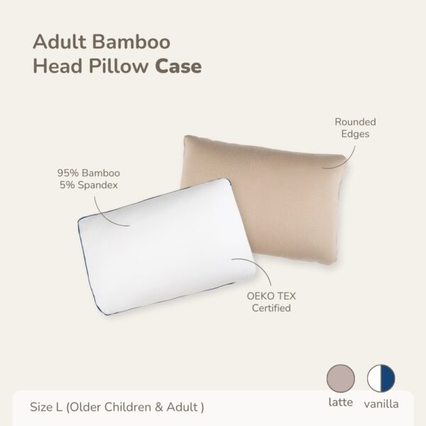 PETIT BEARY - Bamboo Head Pillow Case Kids & Adult