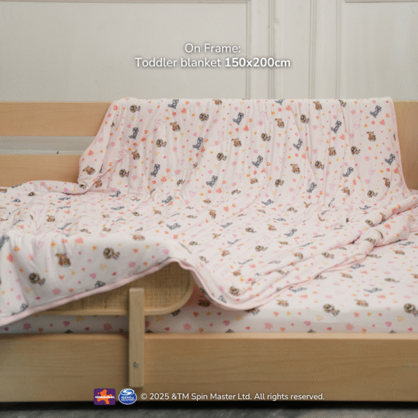 Petit Beary x Paw Patrol Toddler Bamboo Blanket 0.5TOG / 1.0 TOG - Selimut Anak Bamboo