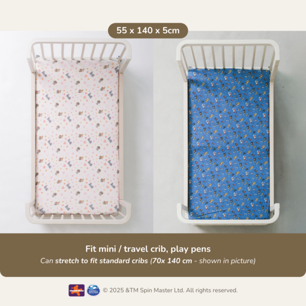 Petit Beary x PAW Patrol Bamboo Bed Sheet - Sprei ranjang anak