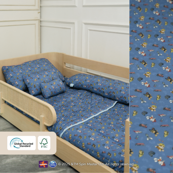 Petit Beary x PAW Patrol Bamboo Bed Sheet - Sprei ranjang anak