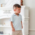 Petit Beary Bamboo Boy Polo Top
