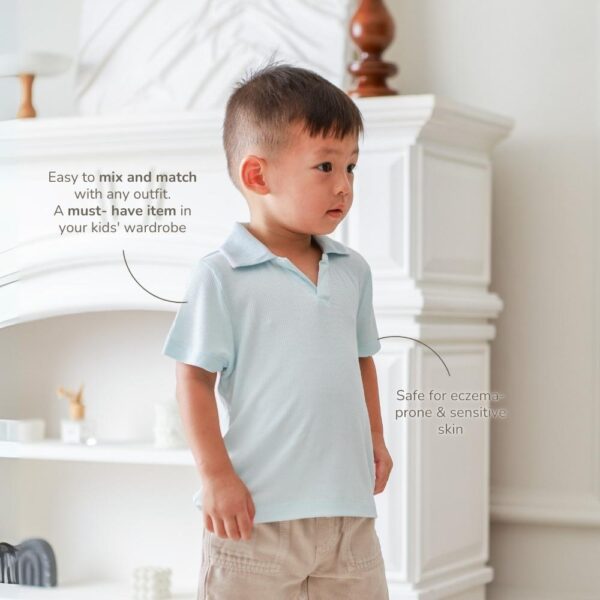 Petit Beary Bamboo Boy Polo Top