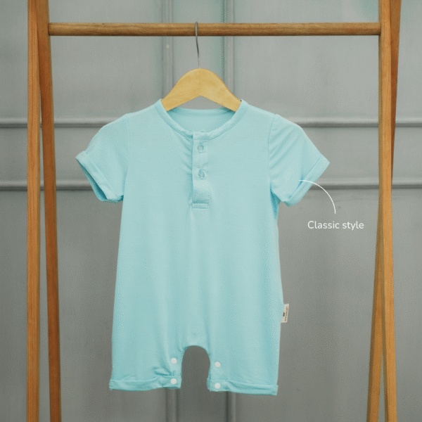 PETIT BEARY - Bamboo Classic Button Romper