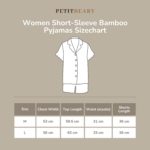 PETIT BEARY - Women’s Bamboo Scallop Pyjamas