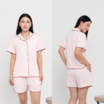 PETIT BEARY - Women’s Bamboo Scallop Pyjamas