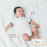 PETIT BEARY - Bamboo Classic Polo Bodysuit