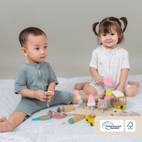 PETIT BEARY - Bamboo Baby Romper