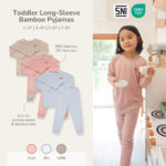 Petit Beary - Toddler Long-Sleeve Bamboo Pyjamas Multicolor