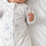 PETIT BEARY - Bamboo Zipper Sleepsuit - Jumpsuit Baju Tidur Anak Bayi