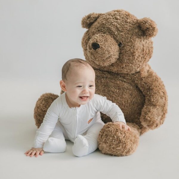 Petit Beary Bamboo Zipper Sleepsuit Dream - Jumpsuit Baju Tidur Bayi (0-18M)