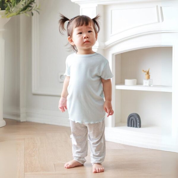 PETIT BEARY - Ribbed Bamboo Girl Tulle Set (12M - 8Y)