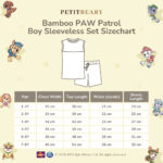 Petit Beary x Paw Patrol Collection - Boy Sleeveless Set 1-8Y