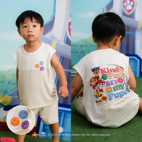 Petit Beary x Paw Patrol Collection - Boy Sleeveless Set 1-8Y