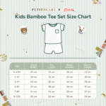 Petit Beary x Kero Kids Bamboo Basic Tee Set - Setelan Baju Anak (6M - 10Y)