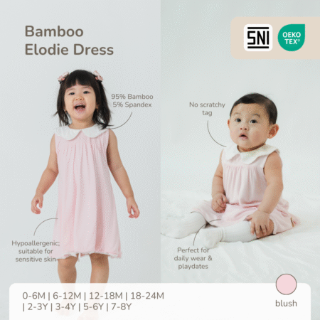 PETIT BEARY - Elodie Pure Bamboo Dress (0M - 8Y)