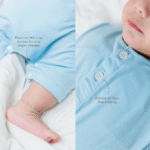PETIT BEARY - Bamboo Classic Button Romper (0-18M)