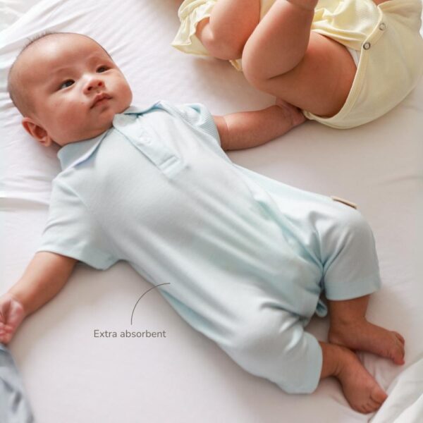 PETIT BEARY - Ribbed Bamboo Boy Shortall (0-18M)