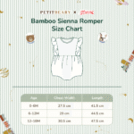Petit Beary x Kero Sienna Bamboo Romper - Jumper Anak Bayi Perempuan (0-18M)