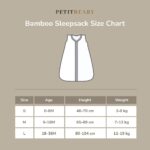 Petit Beary Bamboo 0.5TOG Sleepsack Motif Selimut Bayi dan Anak (0-36M) – Safe Baby & Toddler Sleeping Bag