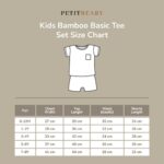 Petit Beary Bamboo Kids Basic Tee Set (Solace) - Setelan Baju Anak (6M - 8Y)