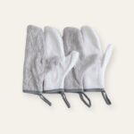 Petit Beary 100% Bamboo Baby Wash Mitt / Waslap Bayi / Handtowel Isi 2pcs