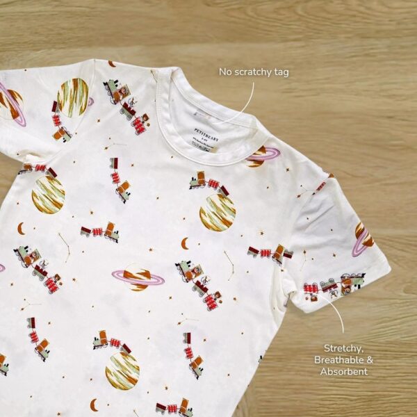 Petit Beary x Kero Kids Bamboo Everyday Tee - Kaos Anak (1-6Y)