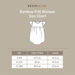 PETIT BEARY - Ribbed Bamboo Frill Romper (0-18M)