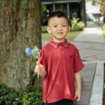 Petit Beary Bamboo Boy Polo Top (1-6Y)