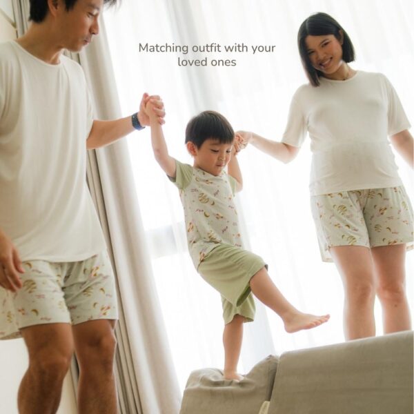 Petit Beary x Kero Kids Bamboo Basic Tee Set - Setelan Baju Anak (6M - 10Y)