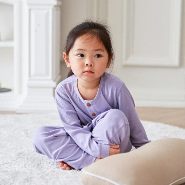 PETIT BEARY - Ribbed bamboo toddler pyjamas 1-10Y