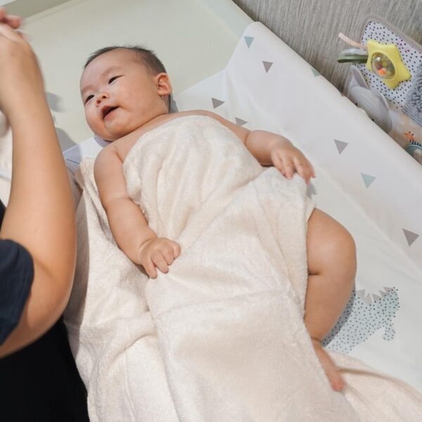Petit beary bamboo bath towel baby kids - handuk mandi bambu anak bayi