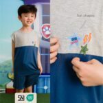 PAW Patrol Boy Comfy Set Petit Beary – Sleeveless Set + Character Pillow | Setelan Anak Laki Bantal Guling Nyaman & Lembut Petit Beary