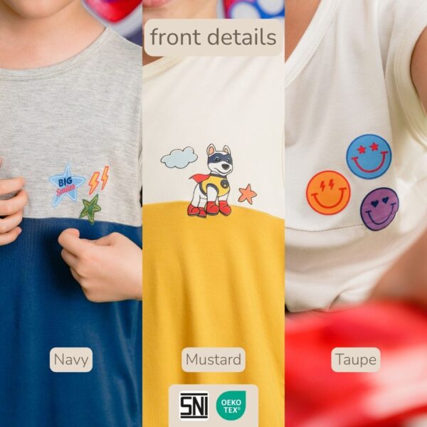 PAW Patrol Boy Comfy Set Petit Beary – Sleeveless Set + Character Pillow | Setelan Anak Laki Bantal Guling Nyaman & Lembut Petit Beary