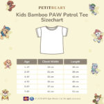Petit Beary x Paw Patrol Collection - Kids Bamboo Everyday Tee (1-8Y)