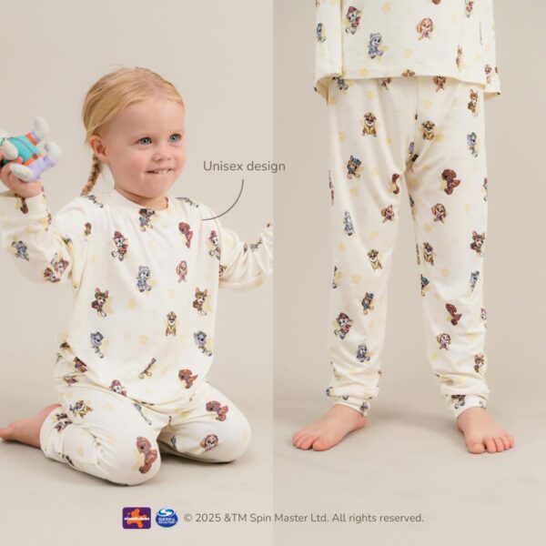 Petit Beary x Paw Patrol Toddler Long-Sleeve Bamboo Pyjamas - Piyama Anak Paw Patrol (1-8Y)