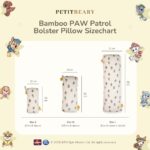 Guling Bayi Anak Bamboo Premium - PAW Patrol Kids Bolster Pillow | Petit Beary (0-8Y)