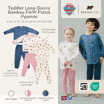 Petit Beary x Paw Patrol Toddler Long-Sleeve Bamboo Pyjamas - Piyama Anak Paw Patrol (1-8Y)