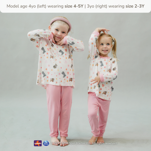 Petit Beary x Paw Patrol Toddler Long-Sleeve Bamboo Pyjamas - Piyama Anak Paw Patrol (1-8Y)