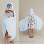 Handuk Topi Bayi Bamboo Premium – PAW Patrol Original Hooded Towel Bath Swim Poncho | Petit Beary (3–8Y)