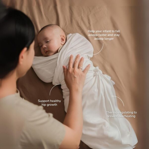 Bedong Bayi Bamboo Premium – Snuggly Wrap Instant Swaddle | Selimut Bedong Petit Beary