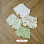 Celana Dalam Anak Bamboo – Boxer Brief Isi 4pcs Boy Girl | Petit Beary x Kero (2Y-8Y)