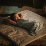 Sleepsack Bayi Bamboo Premium Single Layer | Double Layer – Wearable Blanket 0.2TOG | 0.5TOG | Petit Beary (0-6M)