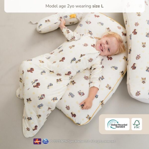 Sleepsack Bayi Bamboo Premium Lembut – PAW Patrol Original Wearable Blanket in 0.2TOG / 0.5TOG / 1TOG | Petit Beary (6M-36M)