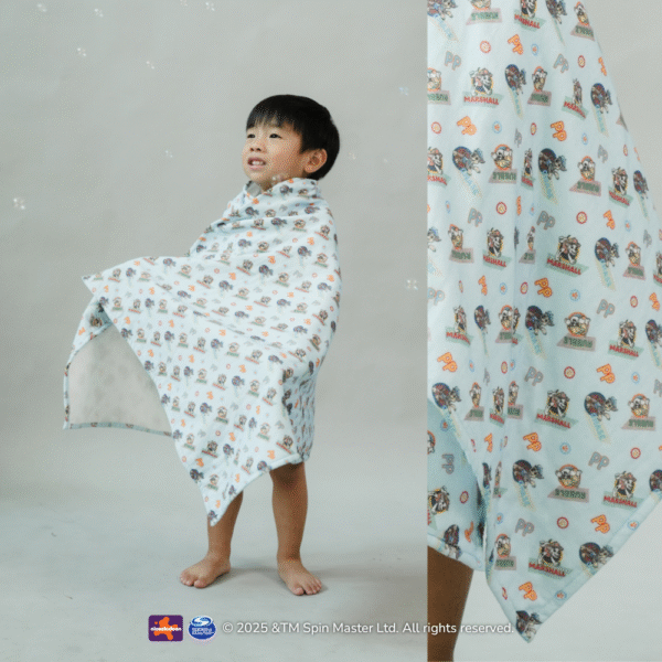 Handuk Bayi Anak Bamboo Premium 60 x 120cm - PAW Patrol Original Regular Towel | Petit Beary (0M-8Y)