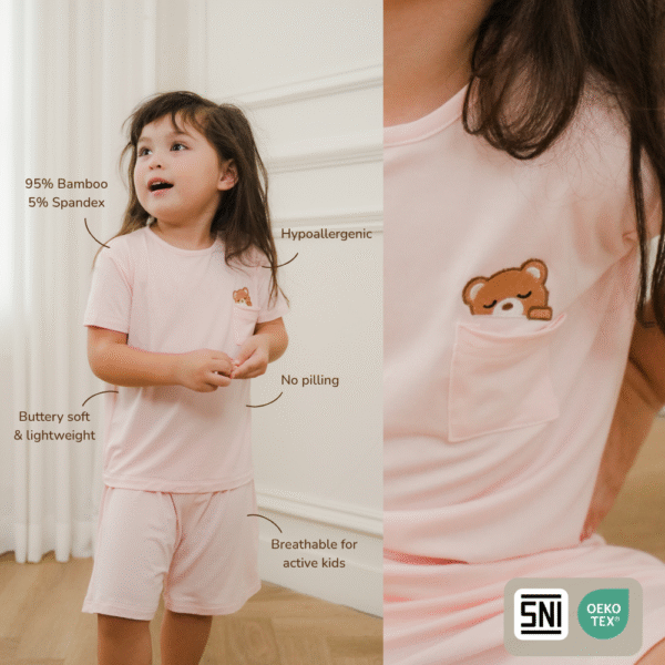 Bamboo Kids Basic Tee Set 1-8Y | Petit Beary