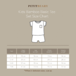 Bamboo Kids Basic Tee Set 1-8Y | Petit Beary