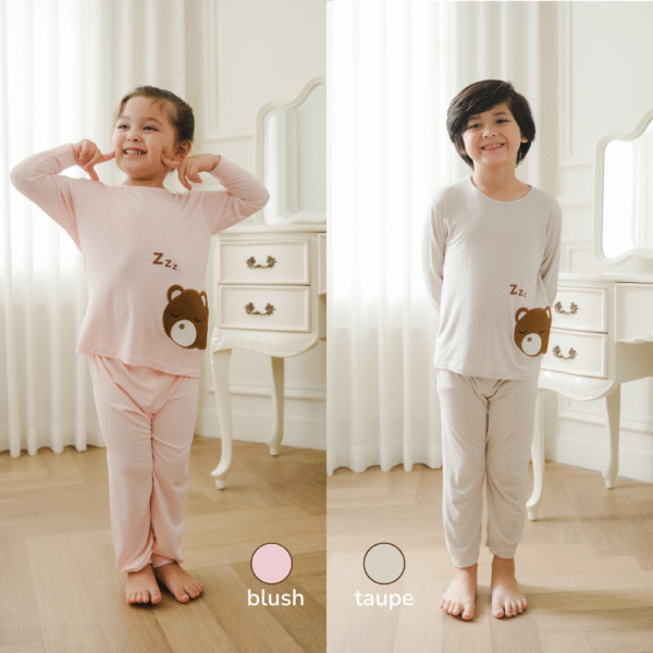 Bamboo Long-Sleeve Toddler Pyjamas 1-8Y | Petit Beary